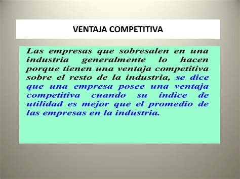 Ventaja Competitiva Que Es Definicion Y Concepto Economipedia Images