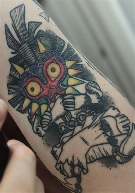majora's mask tattoo 1
