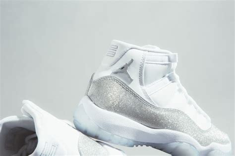 Nike Air Jordan 11 Retro Glitter Metallic Silver | Hypebae