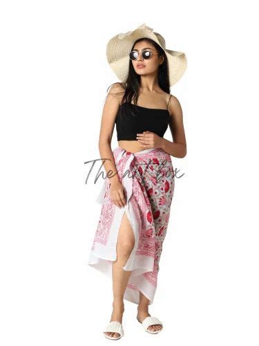 Handcrafted Cotton Sarong Perfect Bikini Coverup For Summer At Rs In Jaipur