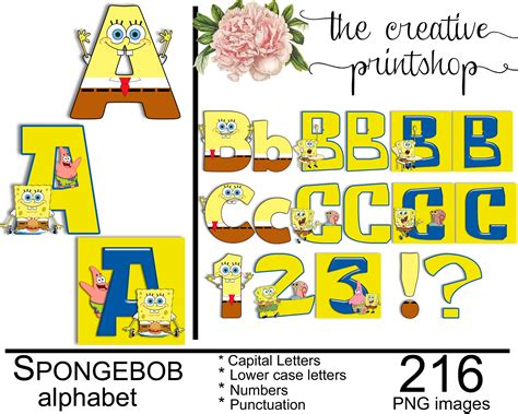 Spongebob Squarepants Alphabet