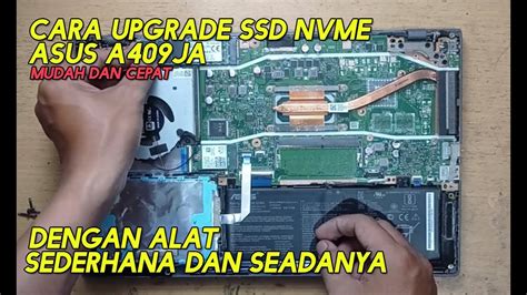 Upgrade Ssd Laptop Asus A Ja Cara Pasang Ssd Dan Ganti Ssd Laptop