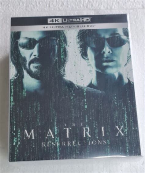 The Matrix Resurrections One Click With Bonus Cat Manta Lab K Blu Ray