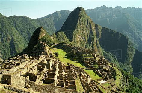 The Ruins Of Machu Picchu Peru Latin America Stock Photo Dissolve