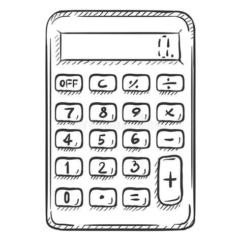 Calculator Clipart Black And White Calculator Black And White