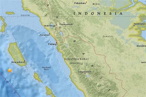 Quake With Magnitude Of 60 Strikes Off Indonesias Sumatra The