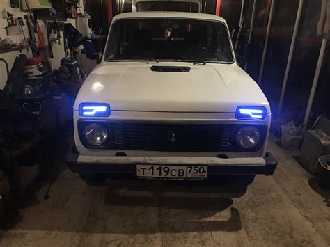 Надфарники Нива своими руками — Lada 4x4 3D, 1,7 л, 2003 года ...