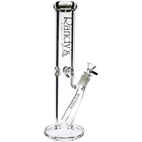 Randys 14 Straight Ice Bong Thick Glass Water Pipe