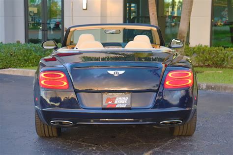 Used 2012 Bentley Continental Gt Convertible For Sale 69 900 Marino Performance Motors