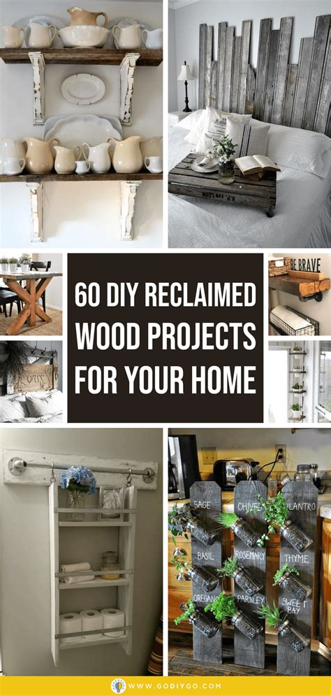 60 DIY Reclaimed Wood Projects for Your Home - GODIYGO.COM