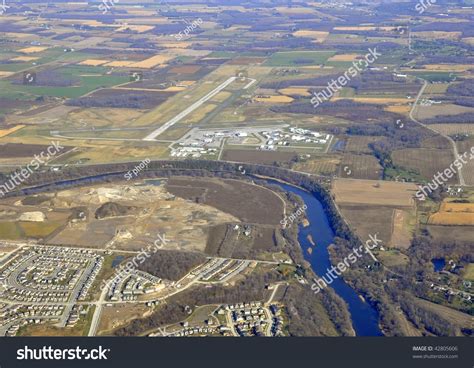 Aerial Shot Of Kitchener-Waterloo Airport, Ontario Canada Stock Photo ...