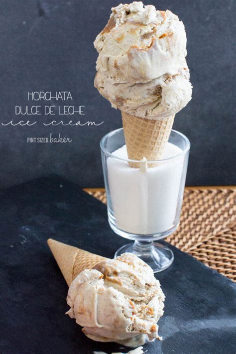 4 ingredient Horchata Ice Cream - Pint Sized Baker