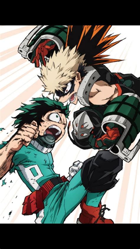 Mi Academia De H Roe Anime Deku Vs Kacchan Fondo De Pantalla De