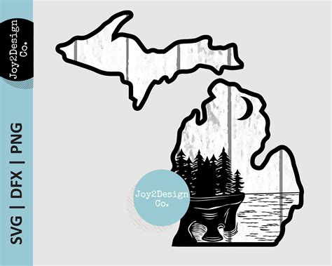 Michigan Svg Michigan Lakes Svg Dfx Png Michigan Art Etsy