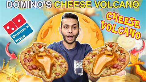 Eating Dominos Cheese Volcano Pizza Any Good Nombom Dominos