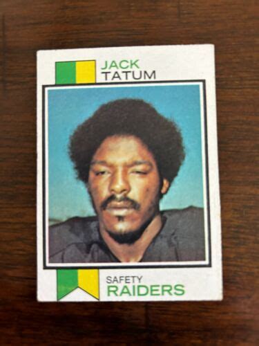 1973 TOPPS JACK TATUM HOF 288 RC EBay