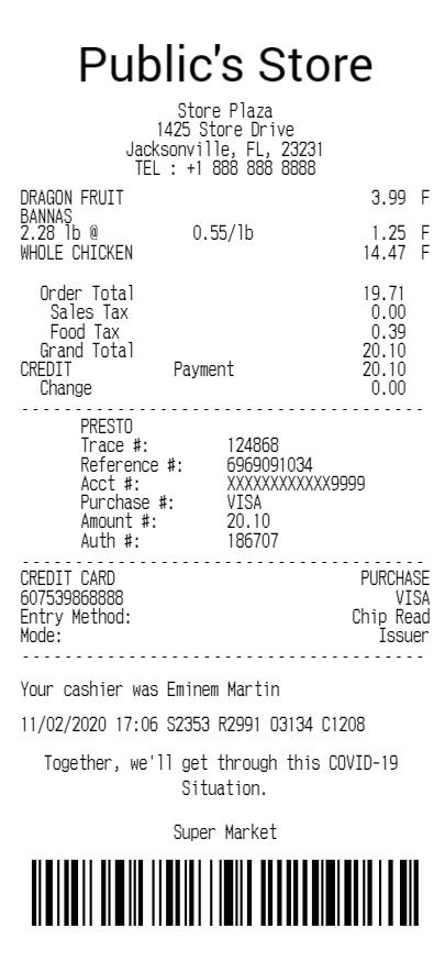 Fake Receipt Generator Free Expenses Receipt