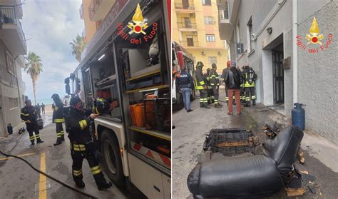 Fiamme In Abitazione A Crotone Occupanti In Salvo Il Lametino It