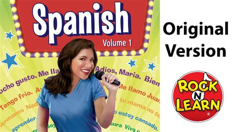 Rock N Learn Spanish Volume Original Version Youtube