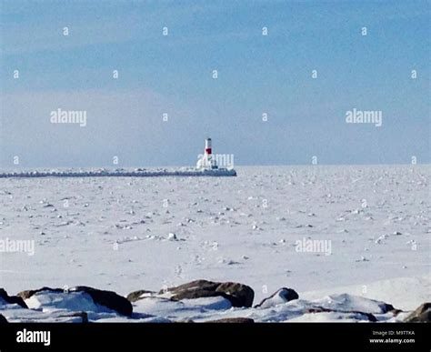 Winter on Lake Michigan. Winter on Lake Michigan Stock Photo - Alamy