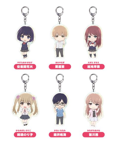 Nendoroid Plus Scum S Wish Acrylic Keychains Hanabi Yasuraoka Mugi