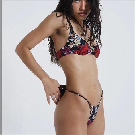 Jaded London Dark Romance Leopard Bikini Set Both Depop