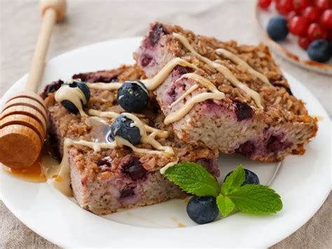 Deliciosos Pastel De Avena Y Frutos Rojos Sin Az Car En Licuadora