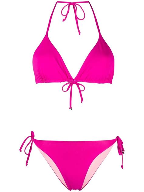 Buy Fisico Reversible Two Tone Triangle Bikini At Off Editorialist