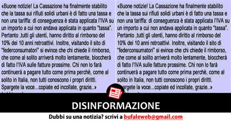 Disinformazione Buone Notizie La Cassazione Ha Finalmente Stabilito