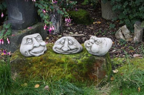 10-783/784/785 FUNNY ROCK FACES | Ornate Stone Ware ltd