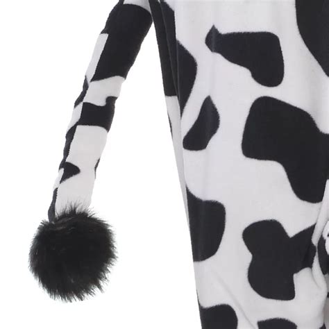 Adult Zipster Cow One Piece Costume Plus Size Party City