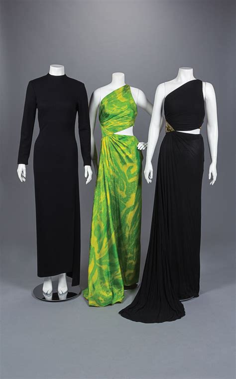 Three Geoffrey Beene Dresses Spring 1992 These Three Dresses Feature