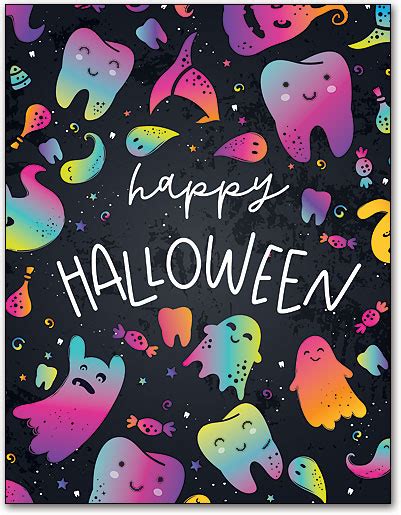 Dental Halloween Recall Up Laser Cards Smartpractice Dental