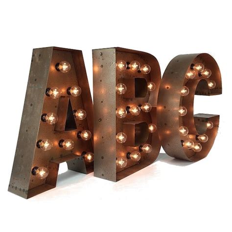 4ft Marquee Alphabet Letters Light Up Marquee Letters For 51 Off