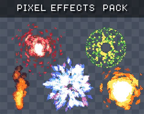 Free Pixel Effects Pack OpenGameArt Org