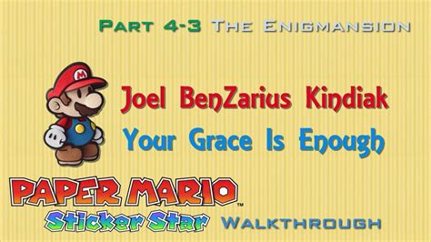 Paper Mario Sticker Star Walkthrough Part 4-3 The Enigmansion - YouTube