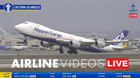 Live Los Angeles Lax Airport Plane Spotting September Nd