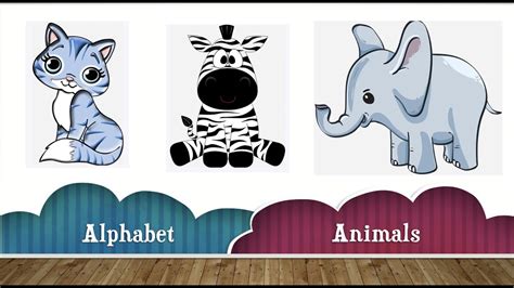 Alphabet Animals Learn Abcs With Various Animal Sounds Youtube