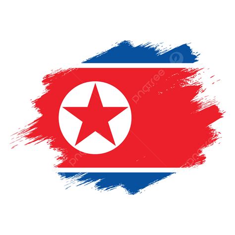 Bandera De Vector De Corea Del Norte PNG Bandera Bandera Vectorial