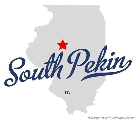 Map of South Pekin, IL, Illinois