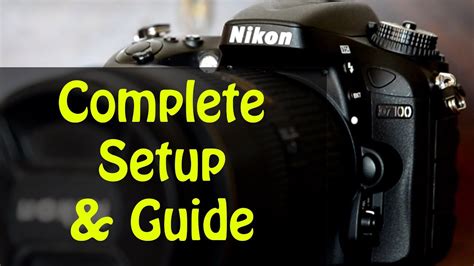 D7100 Quick Set Up Quick And Full Overview Youtube