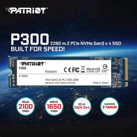 Jual Ssd Patriot P M Pcie Nvme Gen Gb Tb Shopee Indonesia