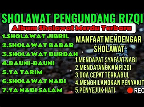 Sholawat Pengundang Rizqi Sholawat Burdah Merdu Sholawat Nabi