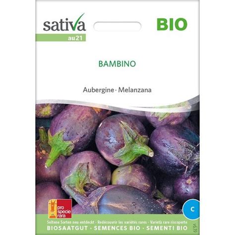 Sativa Bio Bambino padlizsán 1 csomag Bloomling Online Shop