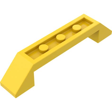 Lego Yellow Slope X Double Inverted With Open Center