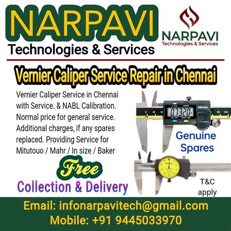 Vernier Caliper Repair Service at Rs 300 in Chennai | ID: 2849490650888