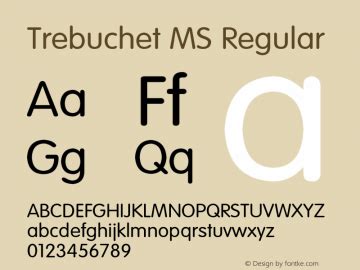 Trebuchet MS-Font Family Search-Fontke.com