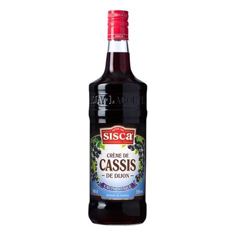 Crème de cassis de Dijon special Kir Sisca 1 L La Belle Vie