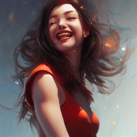 Krea Ai Woman Smiling By Stanley Artgerm Lau Wlop Rossdr