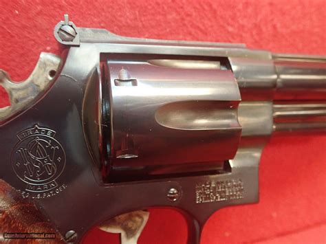 Smith And Wesson Model 29 3 44 Magnum Th Tt 6 Barrel Blue Revolver